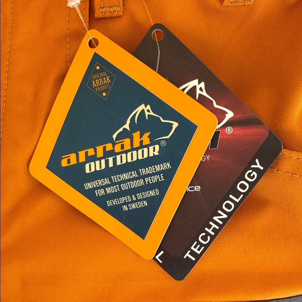 NWT Women's Orange and Gray Cargo Shorts Size 34 Euro Size 2 US - Picture 5 of 9
